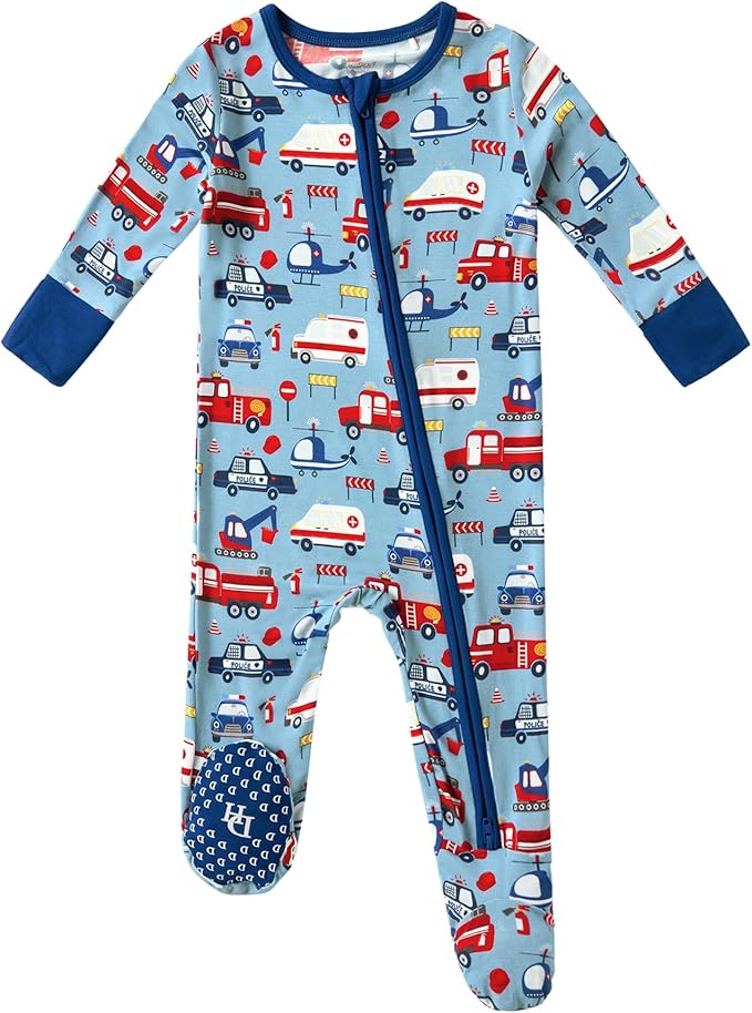 Baby Boys Girls Romper-Viscose Made from Bamboo, Long Sleeve Jumpsuits Soft Footless Rompers, Unisex