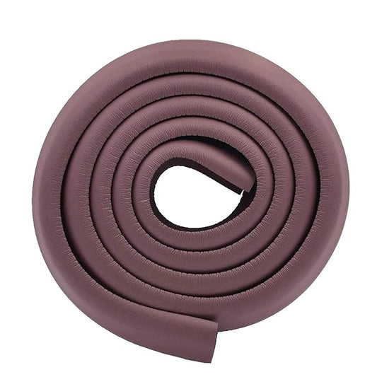 M2cbridge L Shape Extra Thick Furniture Table Edge Protectors Foam Baby Safety Bumper Guard 6.5 Ft (Brown)