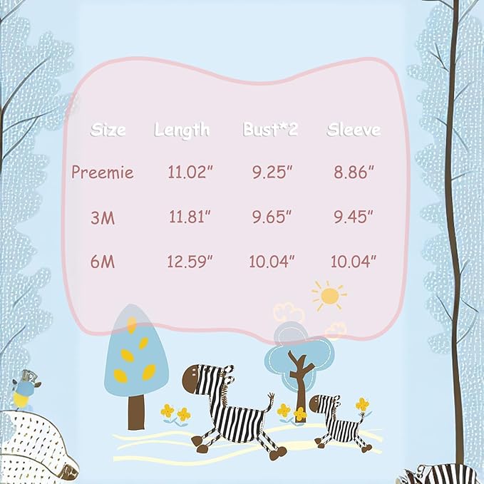 Premie Side Snap Baby Shirt for Preemie Baby, Purcotton Side Snap Tees for Newborn Baby Girls&Boys