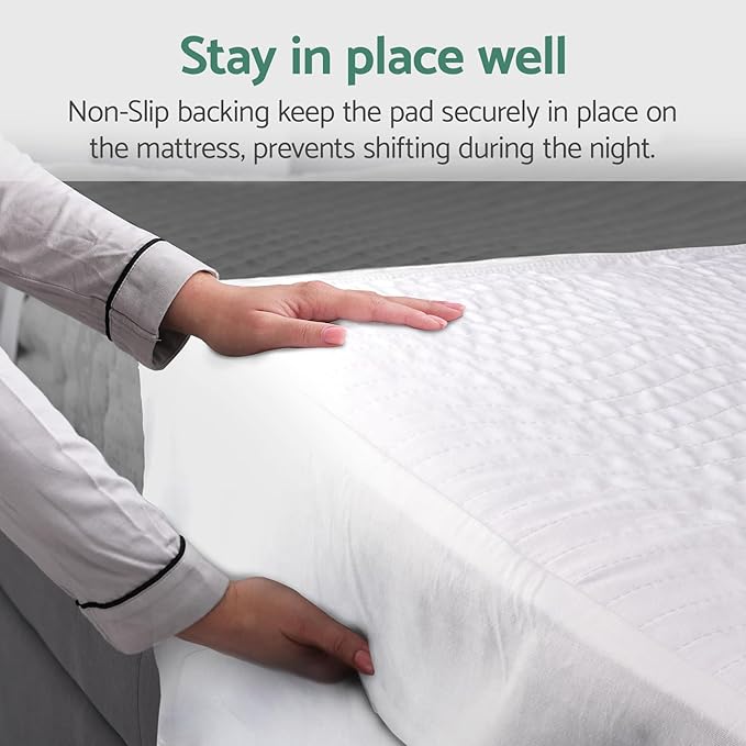 CoolShields Waterproof Bed Pads, 76" x 36" (Pack of 2) King Size Washable Reusable Mattress Protector Bedwetting Pad for Incontinence