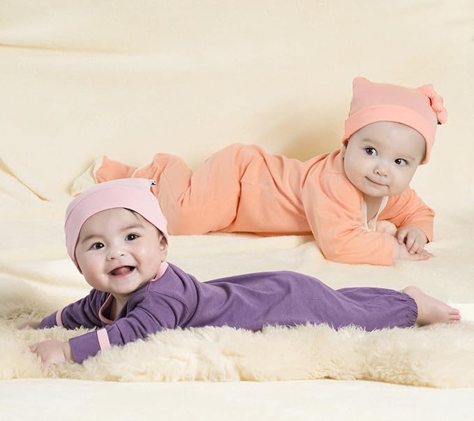 Babysoy Newborn Baby Kimono Wrap Around Snap Sleeper Gown Sack Bundler