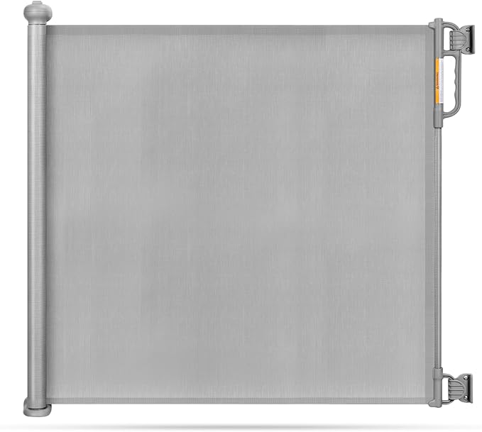 Momcozy Retractable Baby Gate, 33" Tall, Extends up to 55" Wide, Child Safety Baby Gates for Stairs, Doorways, Hallways, Indoor, Outdoor