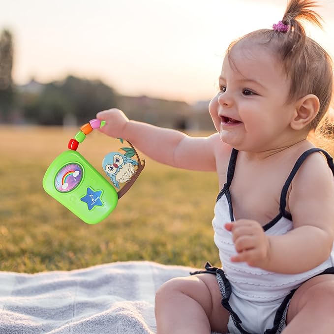 Baby Musical Toy, Educational Toddler Sensory Toys,Toy with Music for Babies Ages 3 Months+,Educational Take Along Tunes Toy for Toddlers