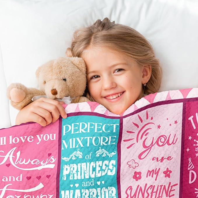 10 Year Old Girl Birthday Gifts, Gifts for 10 Year Old Girl, 10 Year Old Girl Gifts, Birthday Gift for 10 Year Old Girl, 10th Birthday Decorations for Girl, Double Digits Birthday Girl Blanket 50"X60"