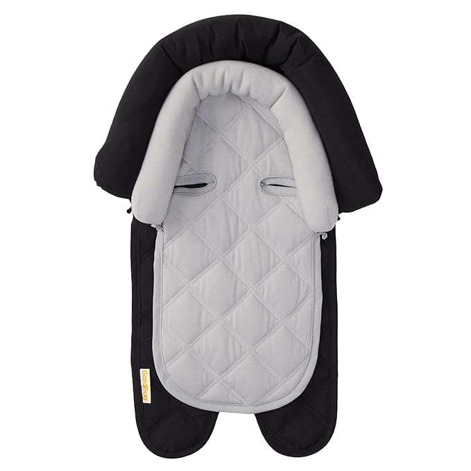 GoldBug Baby & Toddler 2-in-1 Car Seat Head Support - Black