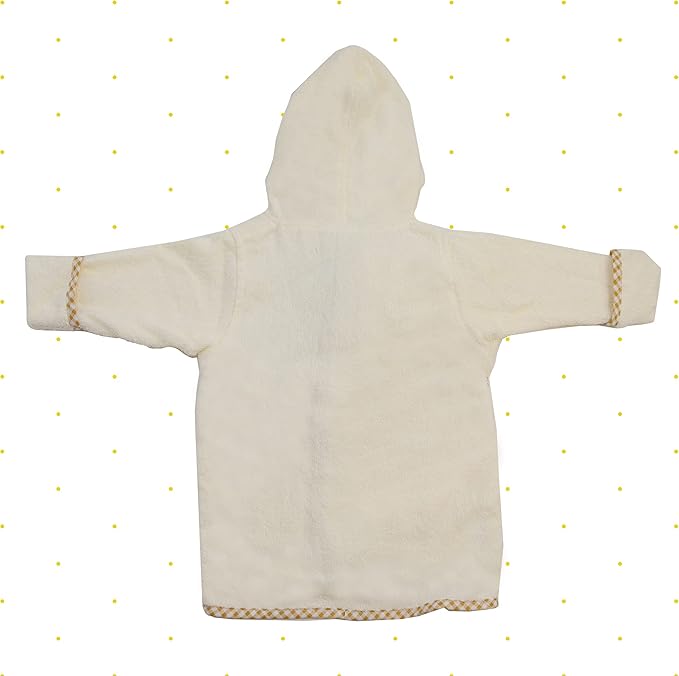Spasilk 100% Cotton Hooded Terry Bathrobe with Booties Baby One Size Gifts — Shower