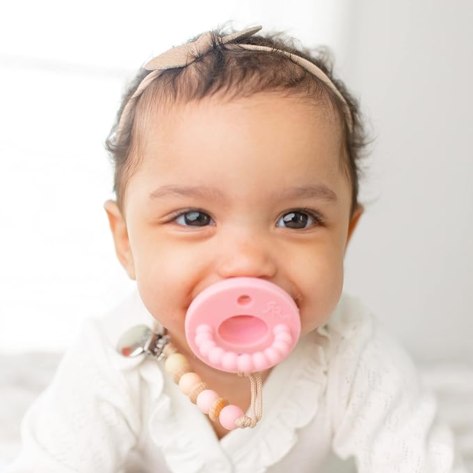 Ryan & Rose Cutie PAT Pacifier Teether (Stage 2, Taffy)