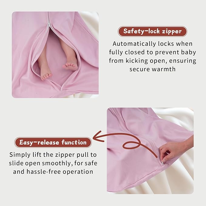 3 Pack Baby Sleep Sack 18-24 Months 100% Cotton TOG 0.5 Baby Sleeping Bag 2-Way Zipper Toddler Wearable Blankets Comfy Stretchy Summer Sleep Sacks