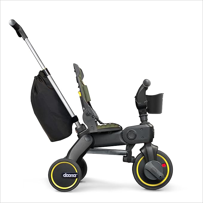 Doona Liki Trike S3, Desert Green - 5-in-1 Compact, Foldable Tricycle - Suitable for Toddlers 10 to 36 Months