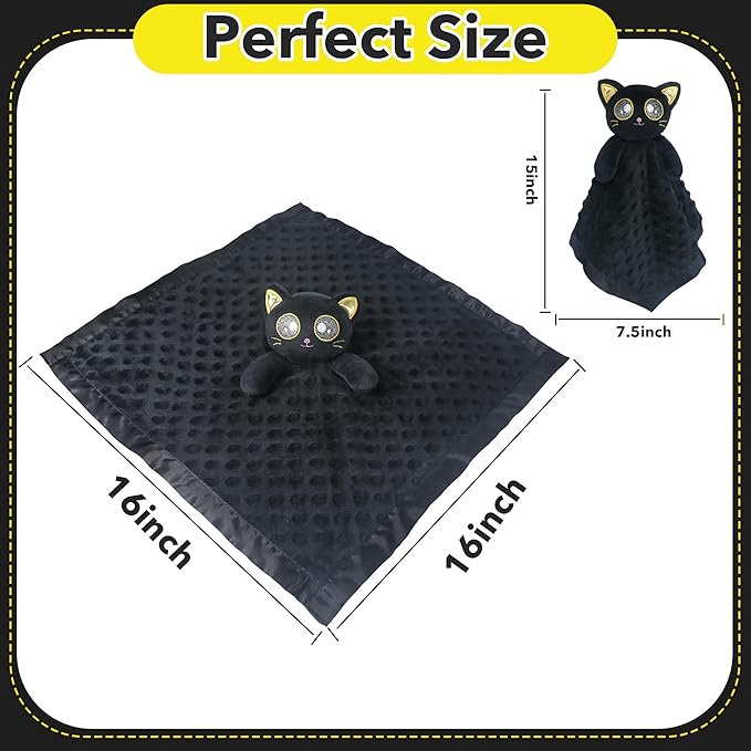 Baby Security Blanket Loveys for Babies Stuffed Animal Snuggle Toy Gifts for Baby Girls and Boys Newborn
