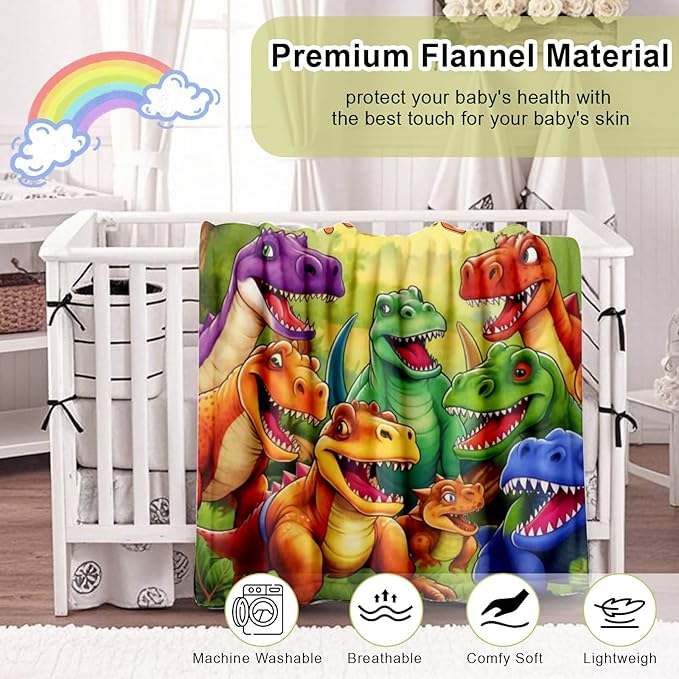 Ship Next Day, Personalized Baby Blanket for Boys Girls - Printed in USA, Custom Baby Blanket with Name Super Soft Plush Flannel, Easter Christmas Brithday Gifts for Baby Shower Kids Toddlers Newborn