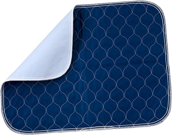 Alsunny® Incontinence Bed Pads Washable 18x24 Inch(4Pack),Pee Pads for Kid,Hide Stains,Reusable Bed Pads Washable Waterproof Pads for Kid,Pet,Bed Wetting Pads,Washable Incontinence Pads for Wheelchair