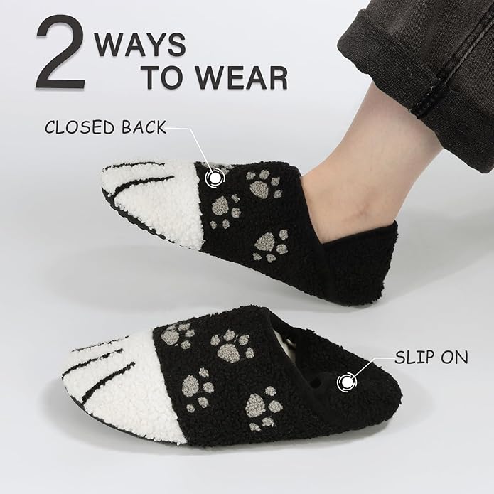 ATHMILE House Slippers for Women Men Indoor Barefoot Slippers Socks Furry Slip on House Shoes Cozy Comfy for Home Bedroom Travel Yoga