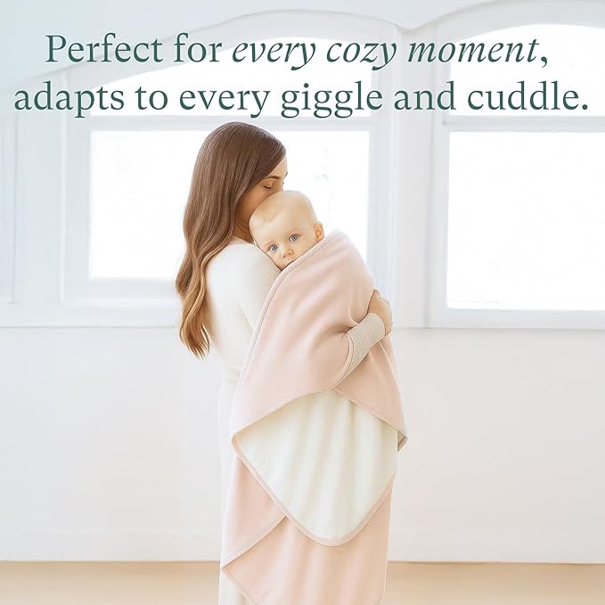 Supersoft Baby Blanket, Premium Bamboo Viscose Baby Quilt, Hypoallergenic and Breathable, for Newborns, 33"×33"