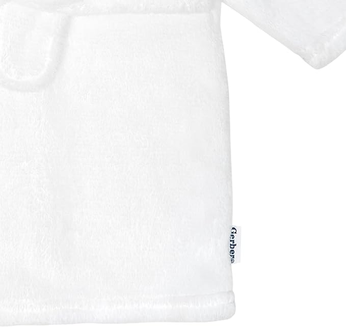Gerber Unisex Baby Plushy Soft Hooded Animal Character Bathrobe