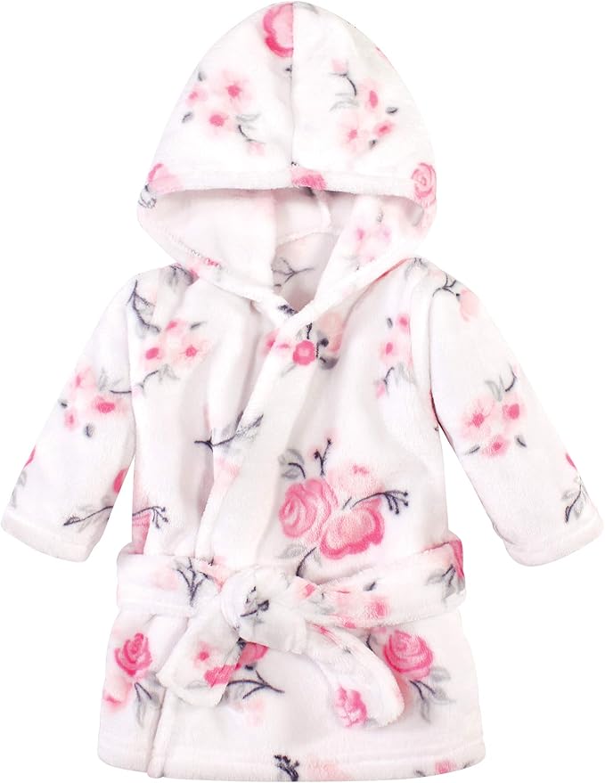 Hudson Baby Unisex Baby Plush Animal Face Bathrobe