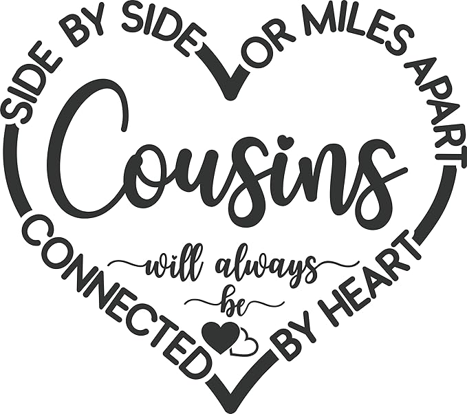 MFGNEH Cousin Gifts for Women Tumbler Mug,Birthday Gifts for Cousin Female,Cousins Christmas Gift for Women,Best Cousins Gift,20 oz Stainless Steel Insulated Travel Tumbler