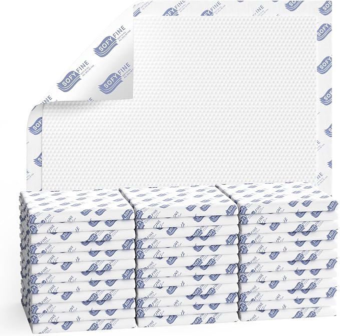 Extra Large Disposable Bed Pads 36"x 48"(40 Count) Adult Chucks Incontinence Underpads,Thicken Premium Tear Resistant Waterproof Pee Pads for Elderly,Kids,10X Super Absorbency Puppy Training Pads