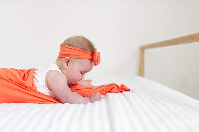 Copper Pearl Baby Swaddle Blanket - Premium Knit Baby Blanket, Large Soft Stretchy Receiving Blankets for Baby Boy and Girl, Swaddles for Newborn, Infant, and Toddler (Stella)