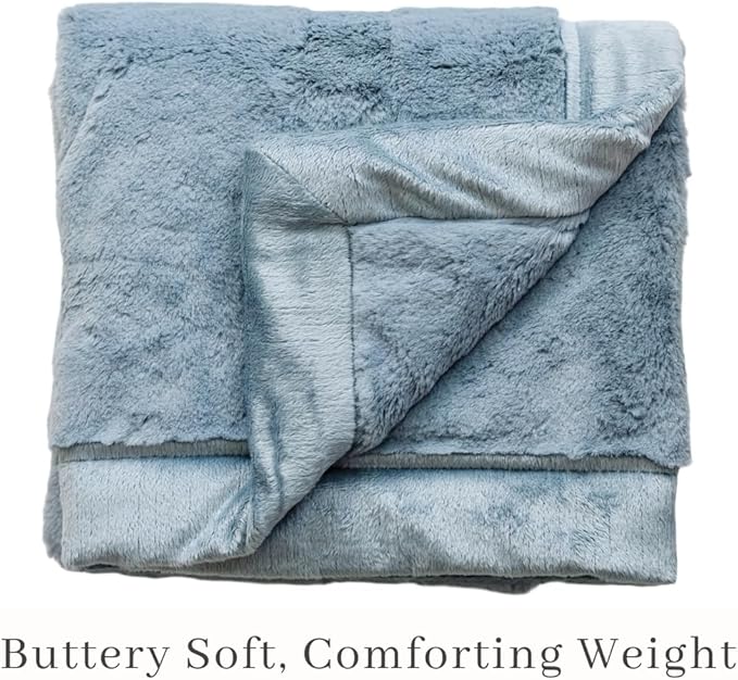 SARANONI Receiving Blankets for Babies Super Soft Boutique Quality Lush Luxury Baby Blanket (Slate, Receiving Blanket 40" x 30")