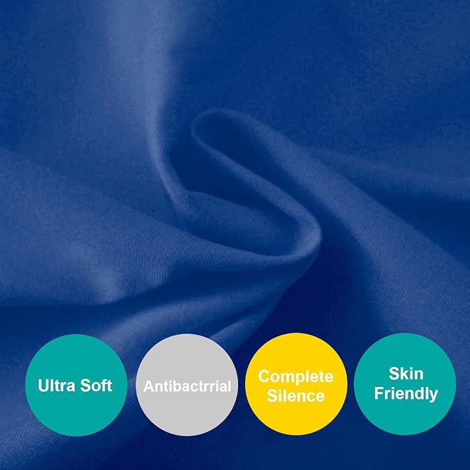 Biloban Pack and Play Sheets Fitted, 2 Pack Pack and Play Sheet Fits for Graco Pack n Play Mattress, Neutral Playard Sheets for Baby Boys and Girl, Light Grey & Navy, 38”X 26”