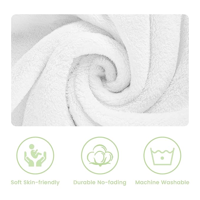 M&G House Newborn Photography Props - Bathrobe Outfits for Baby Photoshoots - Girl Baby Robe - Newborn Costume - White (0-6 Months)