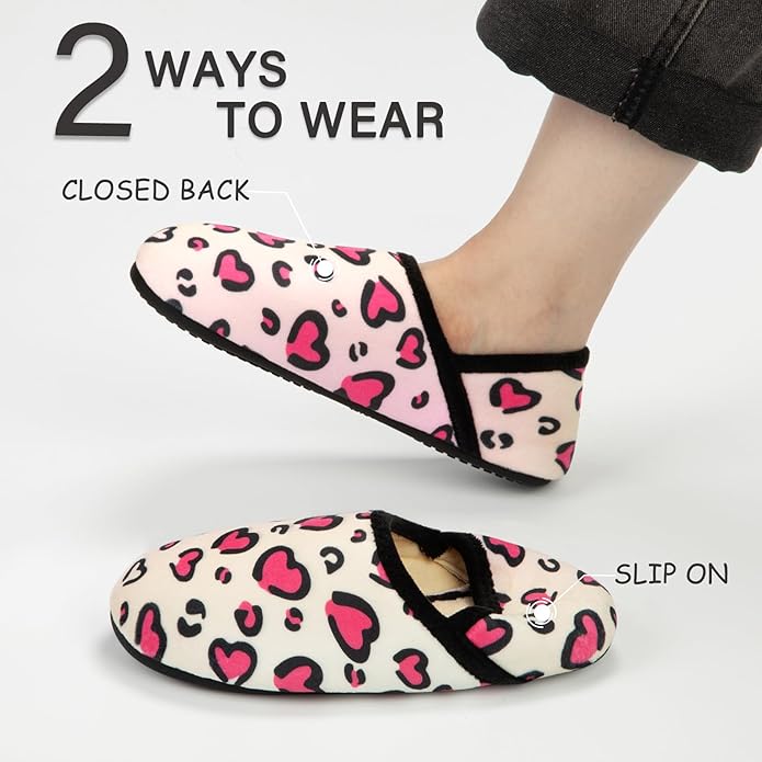 ATHMILE House Slippers for Women Men Indoor Barefoot Slippers Socks Furry Slip on House Shoes Cozy Comfy for Home Bedroom Travel Yoga