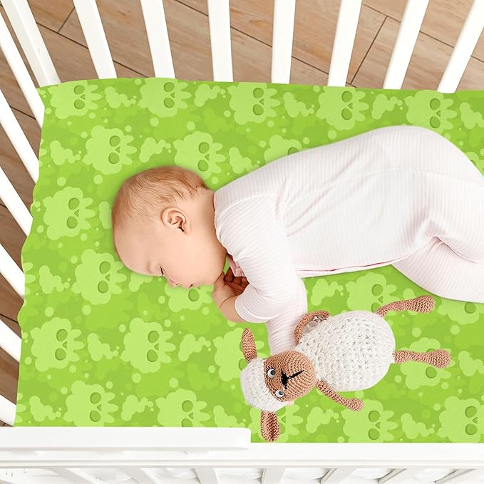 Smoke Skull Crib Sheets for Neutral Bassinet Play Sheets,Sheets Toddler Bed Sheets for Baby Boys Girs 39 * 27 * 5in