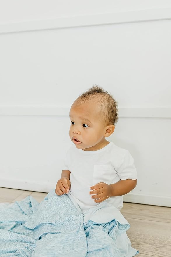 Copper Pearl Baby Swaddle Blanket - Premium Knit Baby Blanket, Large Soft Stretchy Receiving Blankets for Baby Boy and Girl, Swaddles for Newborn, Infant, and Toddler (Lennon)