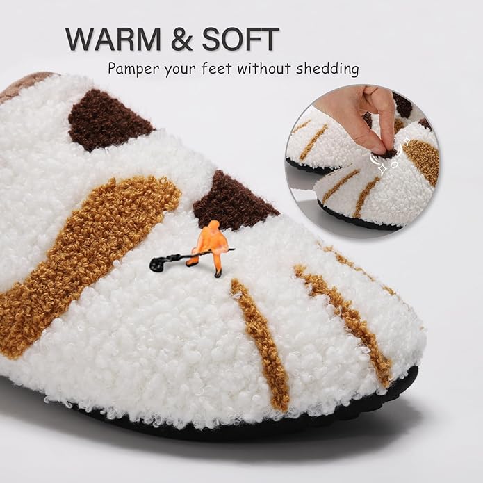 ATHMILE House Slippers for Women Men Indoor Barefoot Slippers Socks Furry Slip on House Shoes Cozy Comfy for Home Bedroom Travel Yoga
