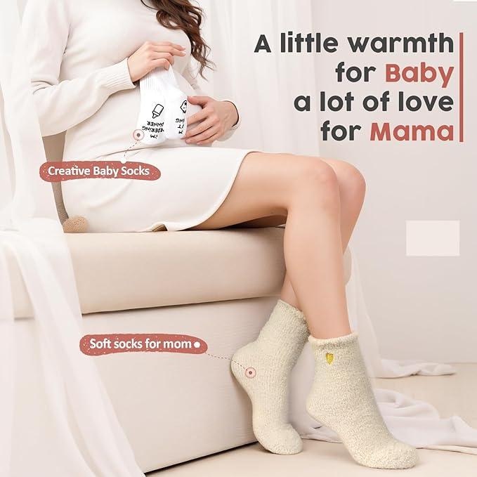 New Mom Gifts,Gender Reveal Gift,Pregnancy Gift for Expecting Mom,Pregnancy Announcement Baby Shower Gifts Basket with Baby Photo Albums,Tumbler for New Parents, First Time Mom,Gender Reveal