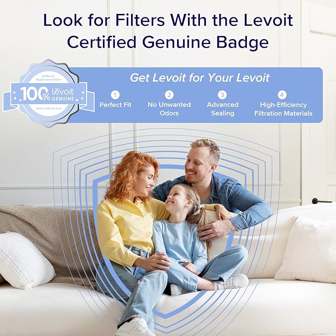 LEVOIT Air Purifiers for Home Large Room Up to 1733 FtΒ² With HEPA Sleep Mode, AHAM VERIFIDE, Auto Mode, Air Quality Monitor, Smart WiFi, 3-in-1 Filter For Pet Allergy, Smoke, Dust, Core 400S-P, White