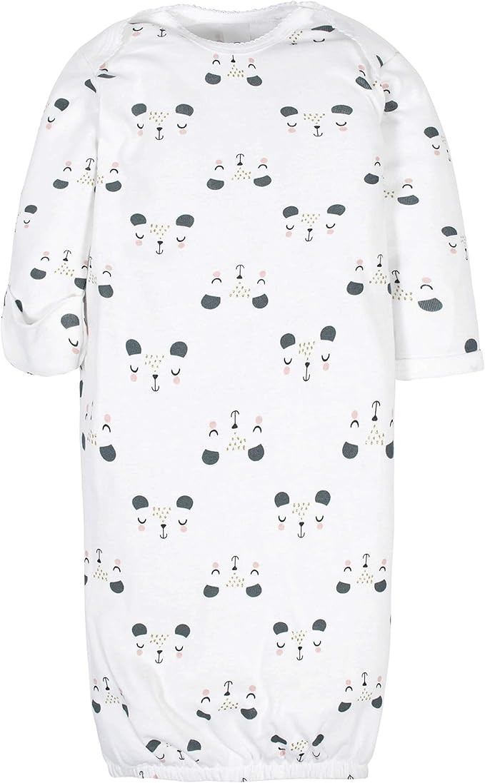Gerber unisex-baby Baby Boy and Girls 4-pack Sleeper Gown
