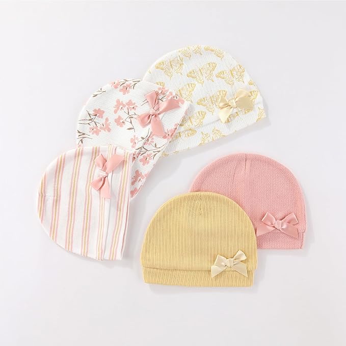 15 Pack Infant Hats Gloves Socks Unisex Baby Boy Girl Accessories Set Cotton New Born Caps Mittens
