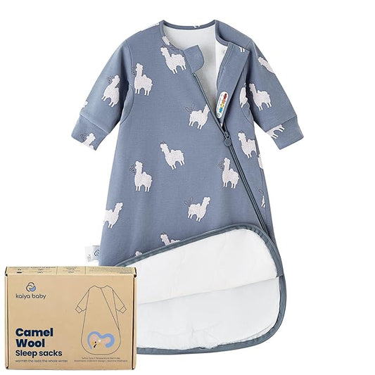 Unisex Sleeping Bag for Babies and Toddlers 1.0 Tog Sleep Sack 18-36Months, Newborn Sleep Sack, Wearable Blanket Baby, Sleep Sack with Sleeves, Gifts for Baby