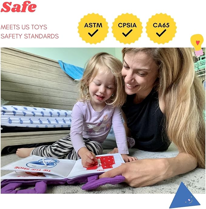 My Quiet Book - Toddler Travel Car Plane Airplane - No Parts to Get Lost - Activity Montessori Board Book, Travel Toys for Toddlers 1-3, Gifts for 1 2 3 4 Year Old Girl, Birthday Gifts Toys Age 2-4