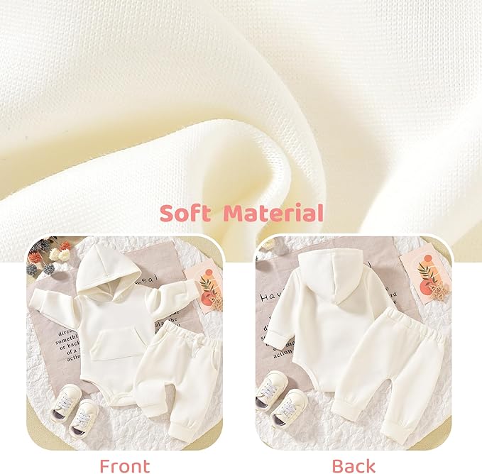 Aalizzwell Infant Baby Winter Hoodie Outfit