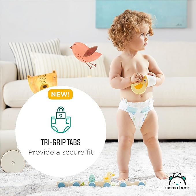 Amazon Brand - Mama Bear Gentle Touch Diapers, Size 5, 33 Count