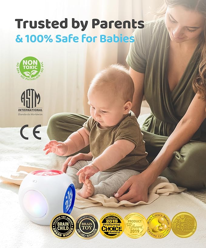 BEST LEARNING Learning Cube - Educational Musical Activity Center Block for Infants Babies Toddlers 6-12 Month and up - Toys for 1 Year Old - First Birthday Present for Boy and Girl