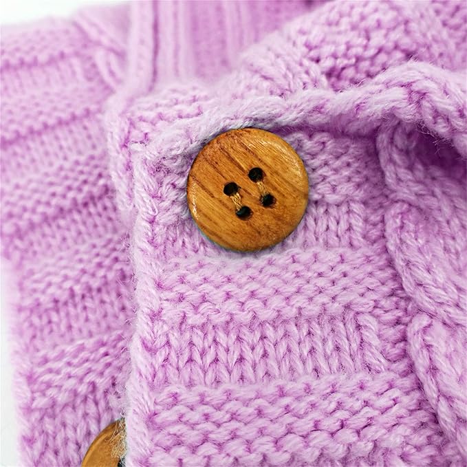 XMWEALTHY Newborn Baby Wrap Swaddle Blanket Knit Sleeping Bag Receiving Blankets Stroller Wrap for Baby(Pink) (0-6 Month)