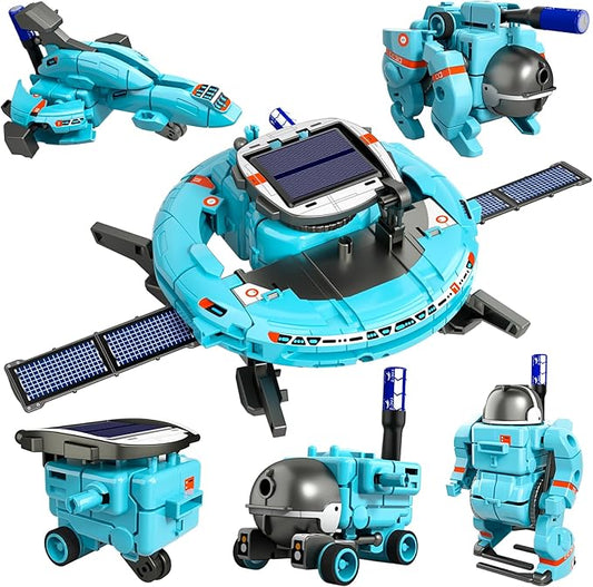 Lucky Doug STEM Projects for Kids Ages 8-12 12-16, 6-in-1 Building Science STEM Kits for Solar Robot Kit Space Toys Birthday Gifts for 8 9 10 11 12 13 14 15 16 Year Old, Boys Girls Teens