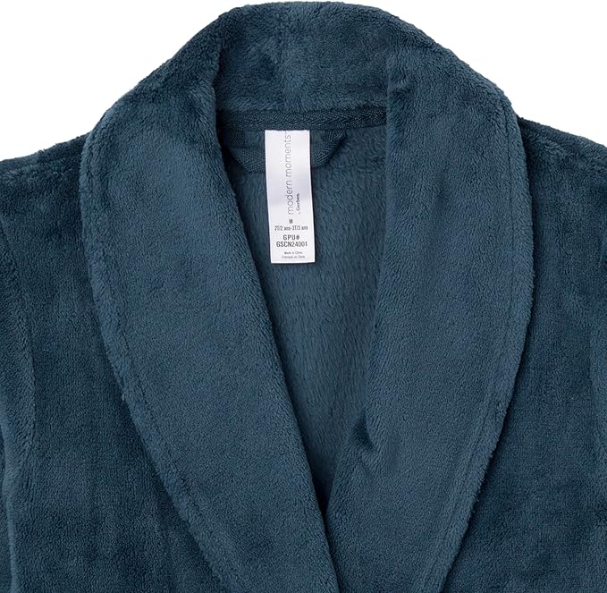 Modern Moments by Gerber unisex-baby Plush Shawl Collar Robe