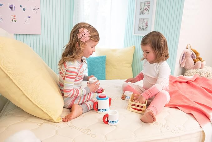 Naturepedic 2-in-1 Organic Kids Mattress - Twin Trundle Mattress with Quilted Top and Waterproof Layer - Firm for Kids