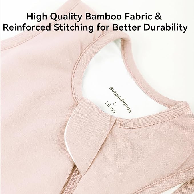Rayon Made from Bamboo Sleep Sack 12-18 Months 2.5 Tog Winter Warm Ultra Soft Baby Wearable Blanket Toddler Sleep Sack for Babies Unisex Girl Boy 2-Way Zipper Quilted Thick Baby Sleeping Bag