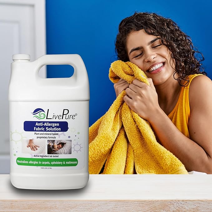 LivePure Anti-Allergen 128 OZ Fabric Spray for Household Surfaces
