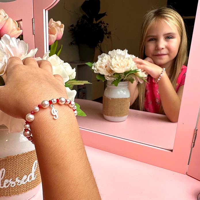 Custom Birthstone Bracelet for Kids, Initial Bracelets for Girls, 925 Sterling Silver Personalized Gifts for women, Crystal jewelry, Newborn Baby Girl, infant, Toddler, Teen, Mother, Birthday Gift