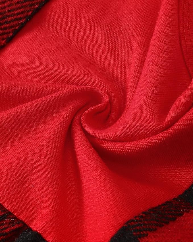 Kucnuzki Toddler Baby Girl Clothes Outfit Long Sleeve Plaid T Shirt Top Flare Leggings Pants 2 Piece Outfit Kids Clothes