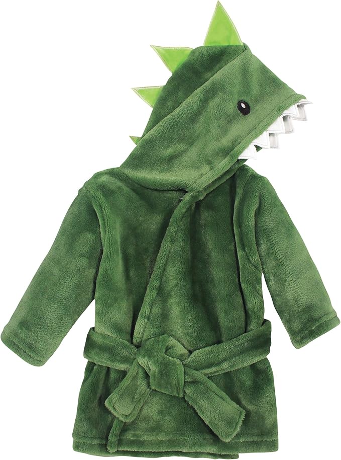 Hudson Baby Unisex Baby Plush Animal Face Bathrobe