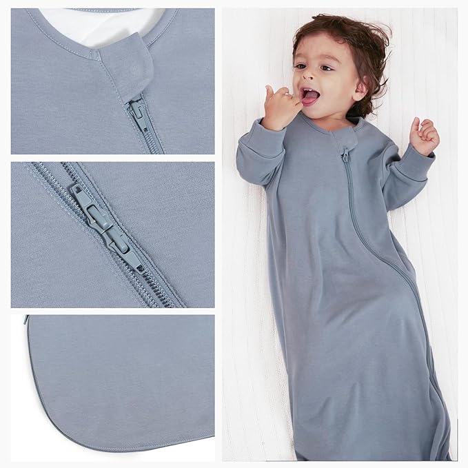 Unisex Sleeping Bag for Babies and Toddlers 1.0 Tog Sleep Sack 18-36Months, Newborn Sleep Sack, Wearable Blanket Baby, One Piece Long Sleeves, Gifts for Baby