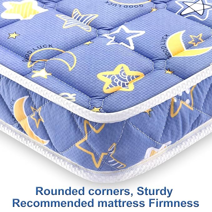 Premium Crib Mattress and Toddler Mattress 52" x 27.6" x 5",Firm,Breathable Hypoallergenic for Standard Cribs and Toddler Bed
